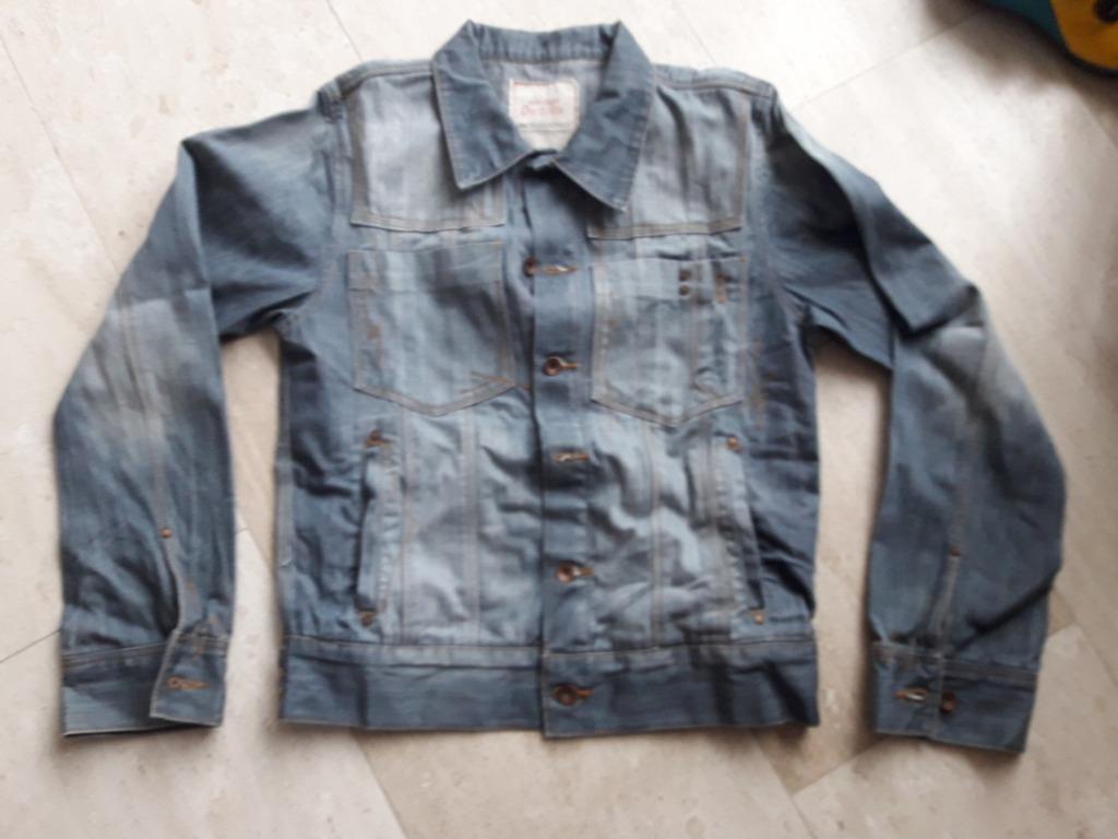 Jeans Jas Jack en Jones, Kleding | Heren, Jassen | Winter, Jack&Jones, Ophalen of Verzenden, Zo goed als nieuw, Maat 48/50 (M)