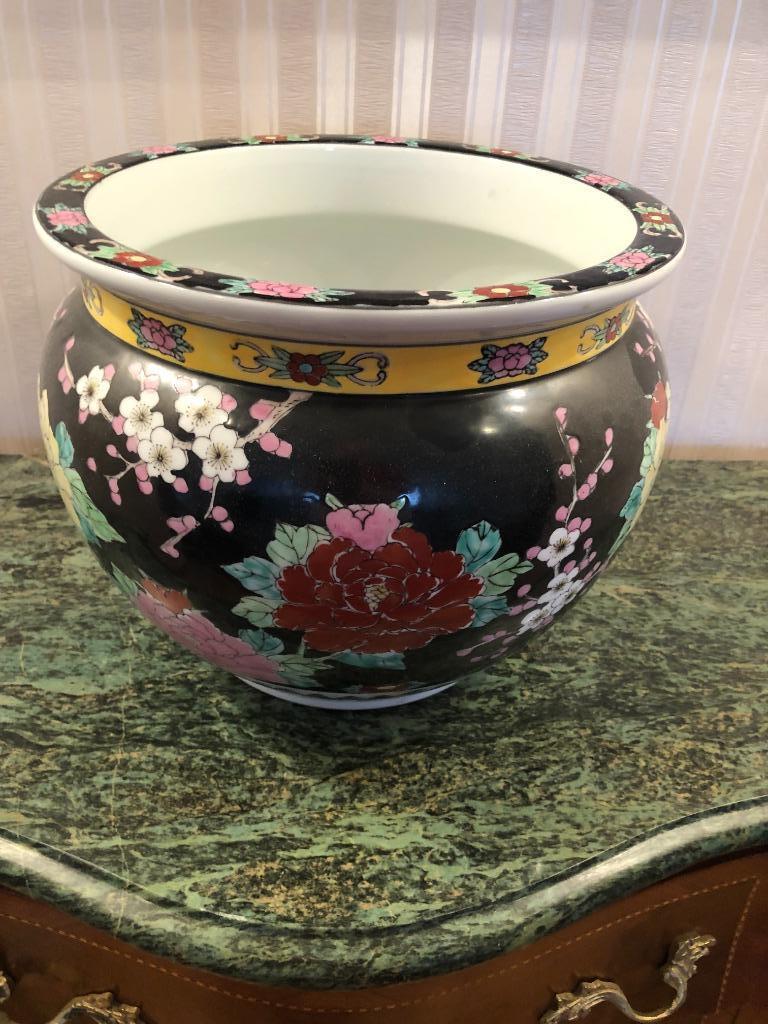 Chinese bloempotten/cachots, 25 à 40 cm, Comme neuf, Enlèvement, Moins de 40 cm