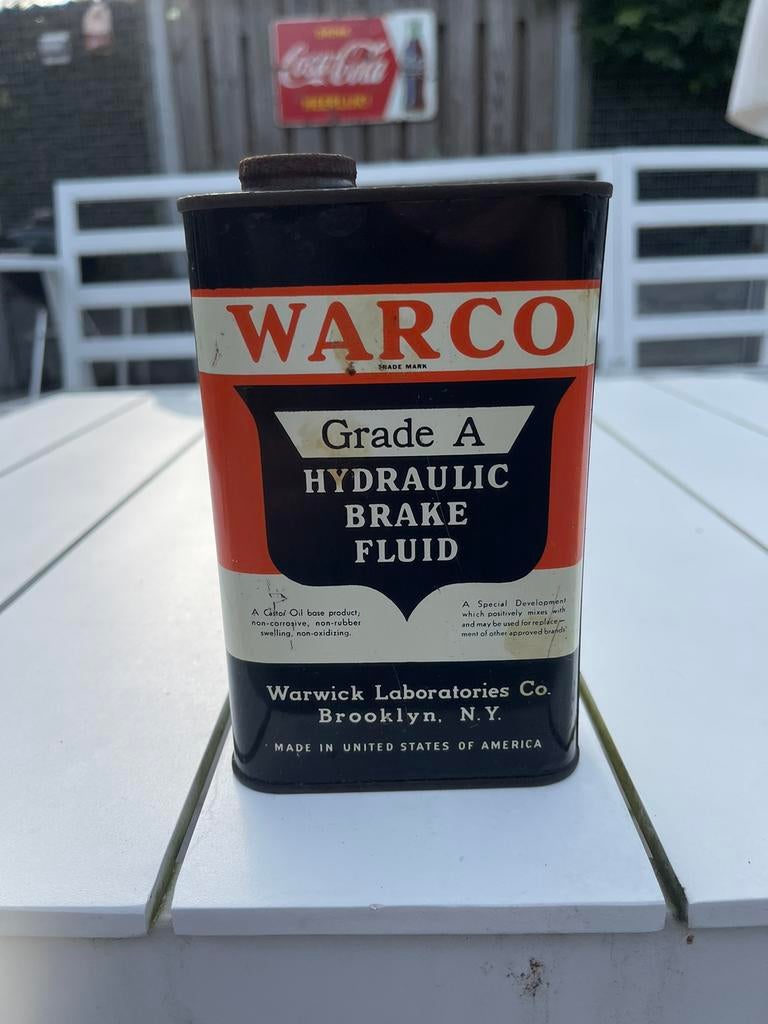 Bidon d'huile WARCO USA, Enlèvement ou Envoi, Utilisé, Emballage