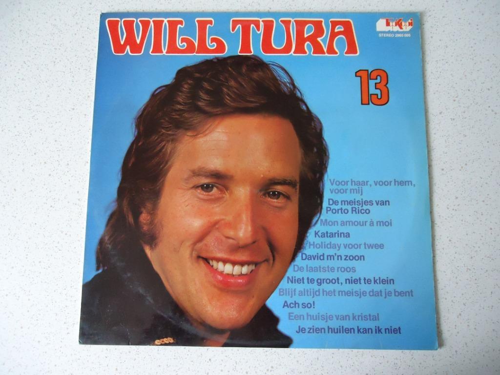 LP van "Will Tura" 13 anno 1975 als Nieuw !, CD & DVD, Vinyles | Néerlandophone, Comme neuf, Chanson réaliste ou Smartlap, 12 pouces
