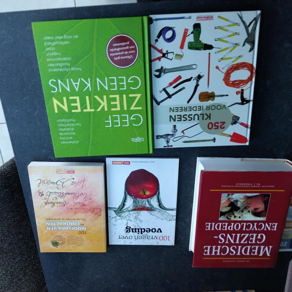 Verschillende boeken, Ophalen