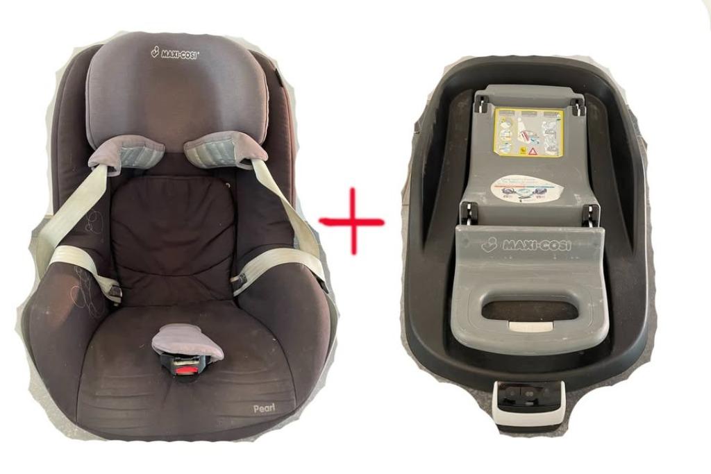 Siège-auto Maxi-Cosi Pearl avec base FamilyFix, Ophalen, Gebruikt, 0 t/m 18 kg, Verstelbare rugleuning
