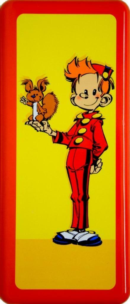 Boîte 400 Gr Spirou et Spip 2012, Enlèvement, Comme neuf, Biscuits, Autres marques