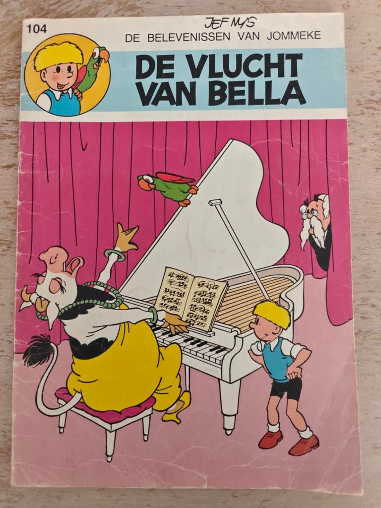 104 - Jef Nys - Jommeke - De vlucht van Bella, Ophalen of Verzenden
