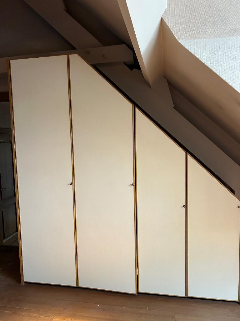 Meuble garde robe sous pente, Ophalen, Met deur(en), Gebruikt, 200 cm of meer