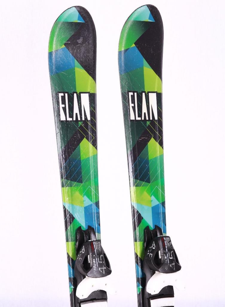 120 kinder ski's ELAN RACE PRO, green/black + Elan 4.5, Sport en Fitness, Skiën en Langlaufen, Gebruikt, 100 tot 140 cm, Ophalen of Verzenden