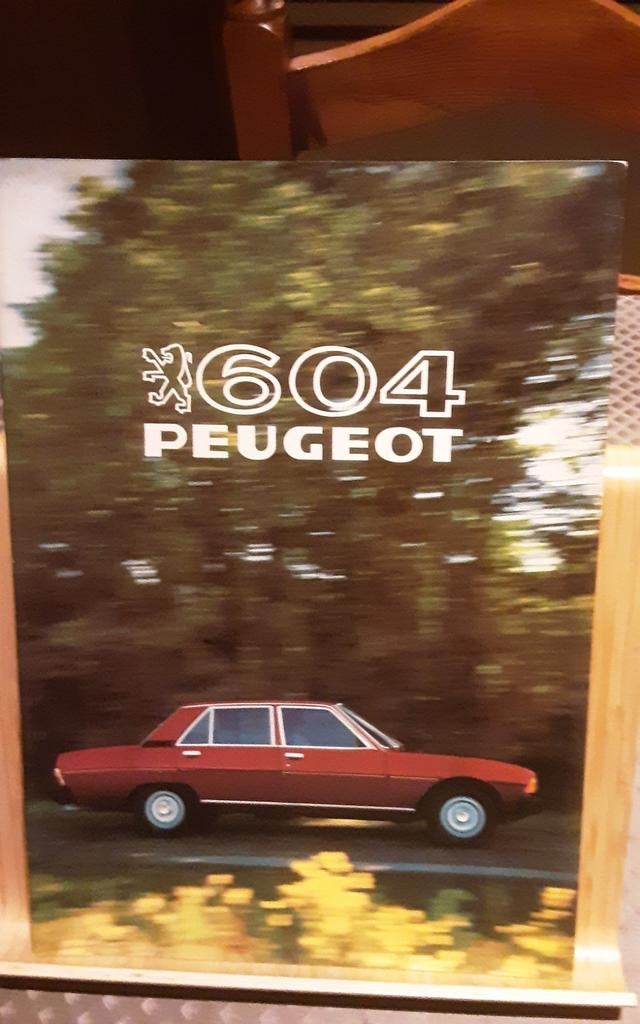 PEUGEOT 604 brochure, Enlèvement ou Envoi, Comme neuf, Peugeot