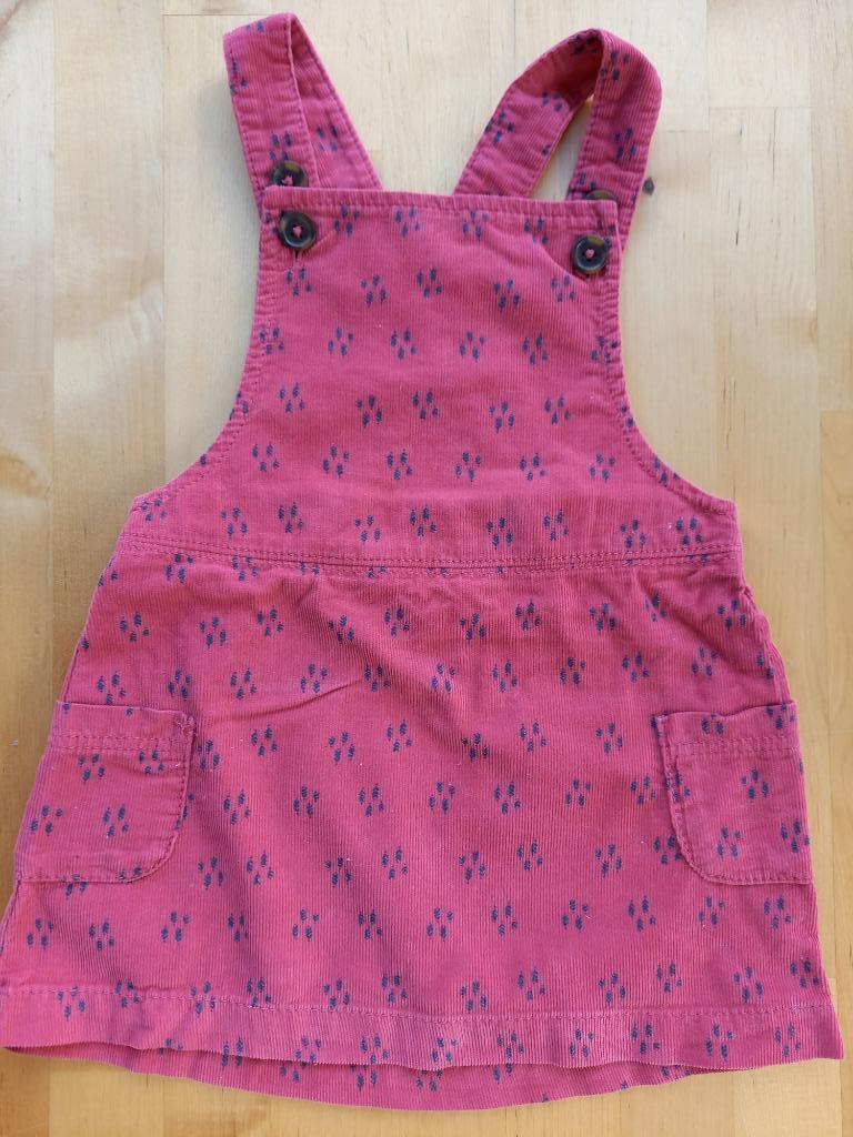 Etat neuf, belle chasuble/salopette rouge tendre, taille 86, Robe ou Jupe, Enlèvement ou Envoi, Comme neuf, Hema