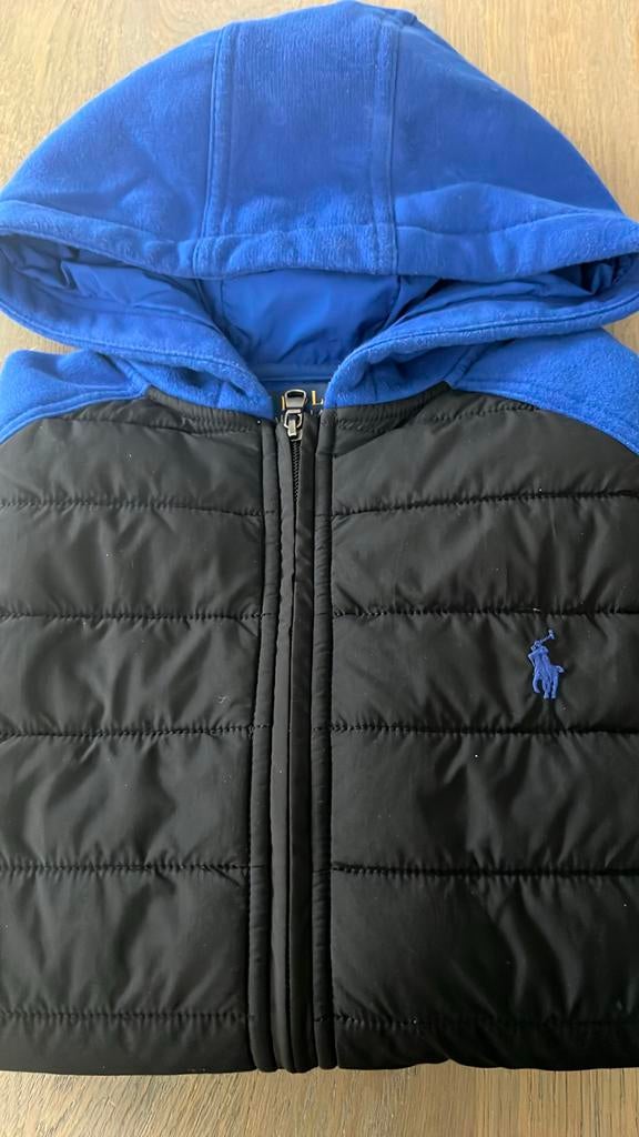 Polo Ralph Lauren full-zip hoodie - blauw/zwart 14-16 jaar, Ophalen, Trui of Vest, Zo goed als nieuw, Jongen
