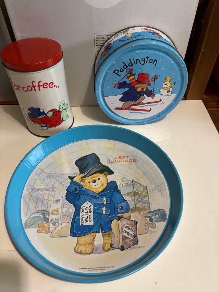 Paddington blikken en plateau, Collections, Enlèvement ou Envoi, Utilisé