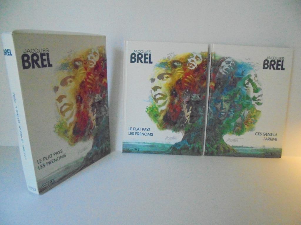 Jacques Brel ("Le plat pays" et "Les prénoms")., Boeken, Artiest, Ophalen of Verzenden, Zo goed als nieuw, Fondation Brel