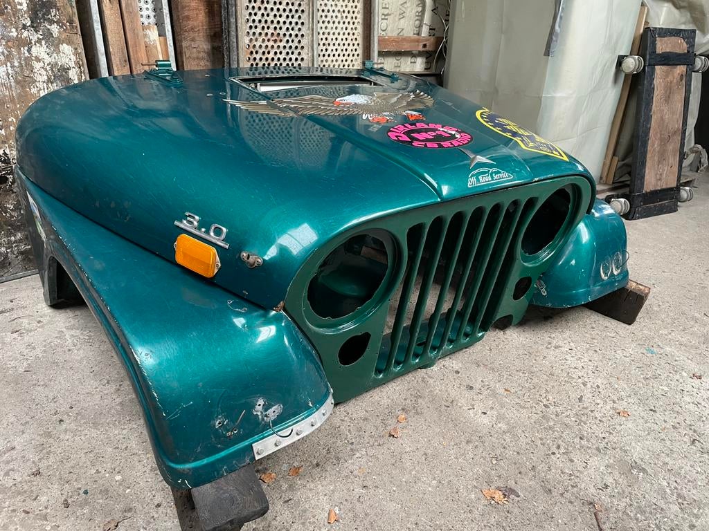 Avant Jeep CJ5 (court), Gebruikt, Voor, Motorkap, Ophalen