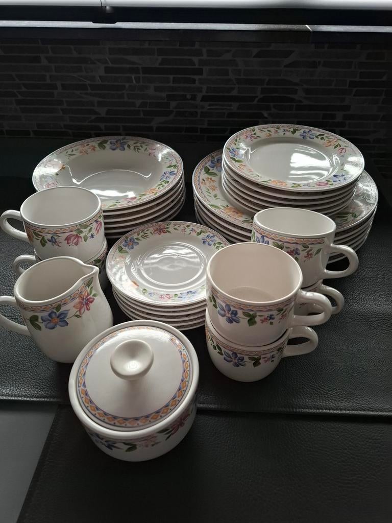 Volledig servies, Ophalen