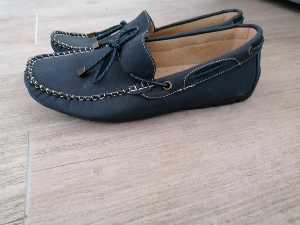 Mocassins cuir bleu, Vêtements | Hommes, Chaussures, Neuf, Espadrilles et Mocassins, Enlèvement, Kalasity