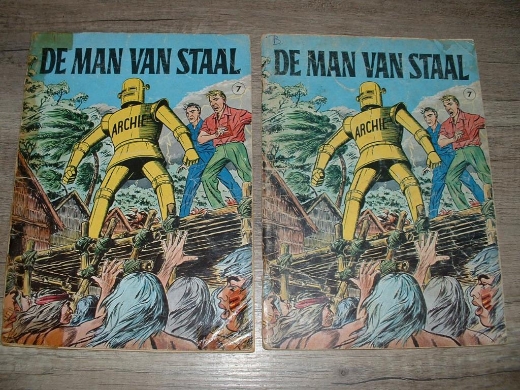 archie de man van staal nr 7 redelijke staat tum uitgave, Boeken, Stripverhalen, Meerdere stripboeken, Ophalen of Verzenden, Gelezen