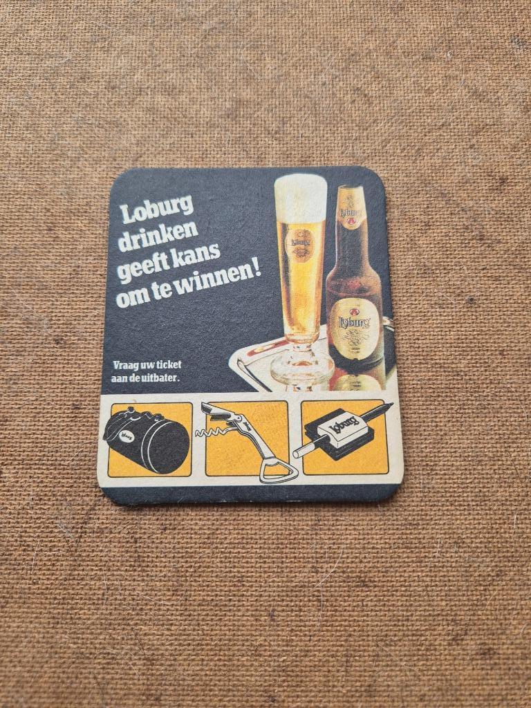 Sous bock Loburg (modèle 2), Ophalen of Verzenden, Gebruikt, Viltje(s), Overige merken