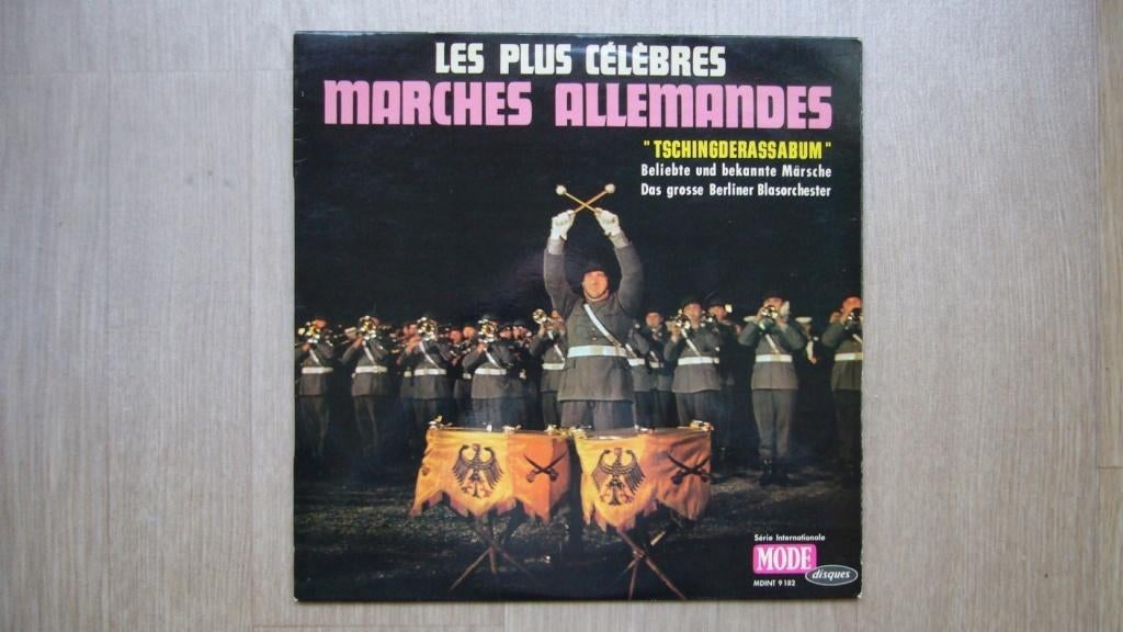 MARCHES MILITAIRES ALLEMANDES - DISQUE 33 T, Enlèvement, Comme neuf, 12 pouces, Européenne