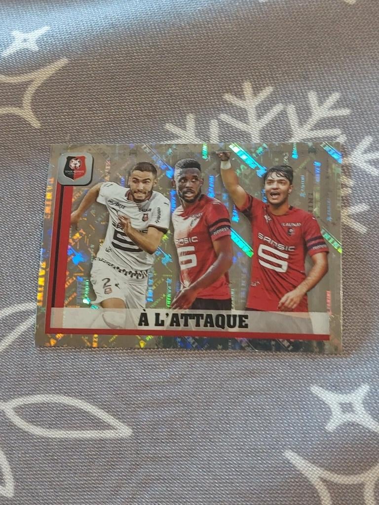 Panini / Sticker / Stade Rennes / A l'attaque / 2018-2019, Verzenden, Nieuw, Poster, Plaatje of Sticker