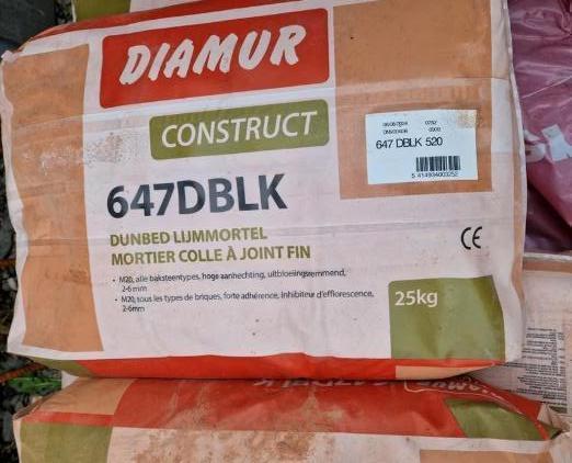 Diamur rood lijmmortel 8 zakken, Enlèvement, Neuf, Autres types