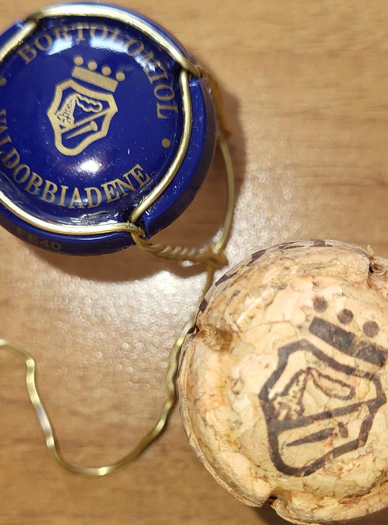 Capsule & bouchon Prosecco ITALIE BORTOLOMIOL bleu&or nr.04, Enlèvement ou Envoi, Neuf, Italie, Autres types