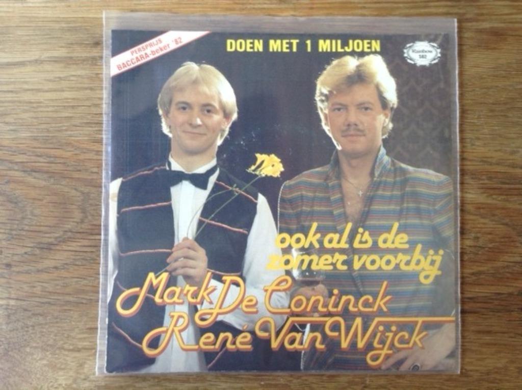 single mark de coninck en rene van wijck, Ophalen of Verzenden, Nederlandstalig
