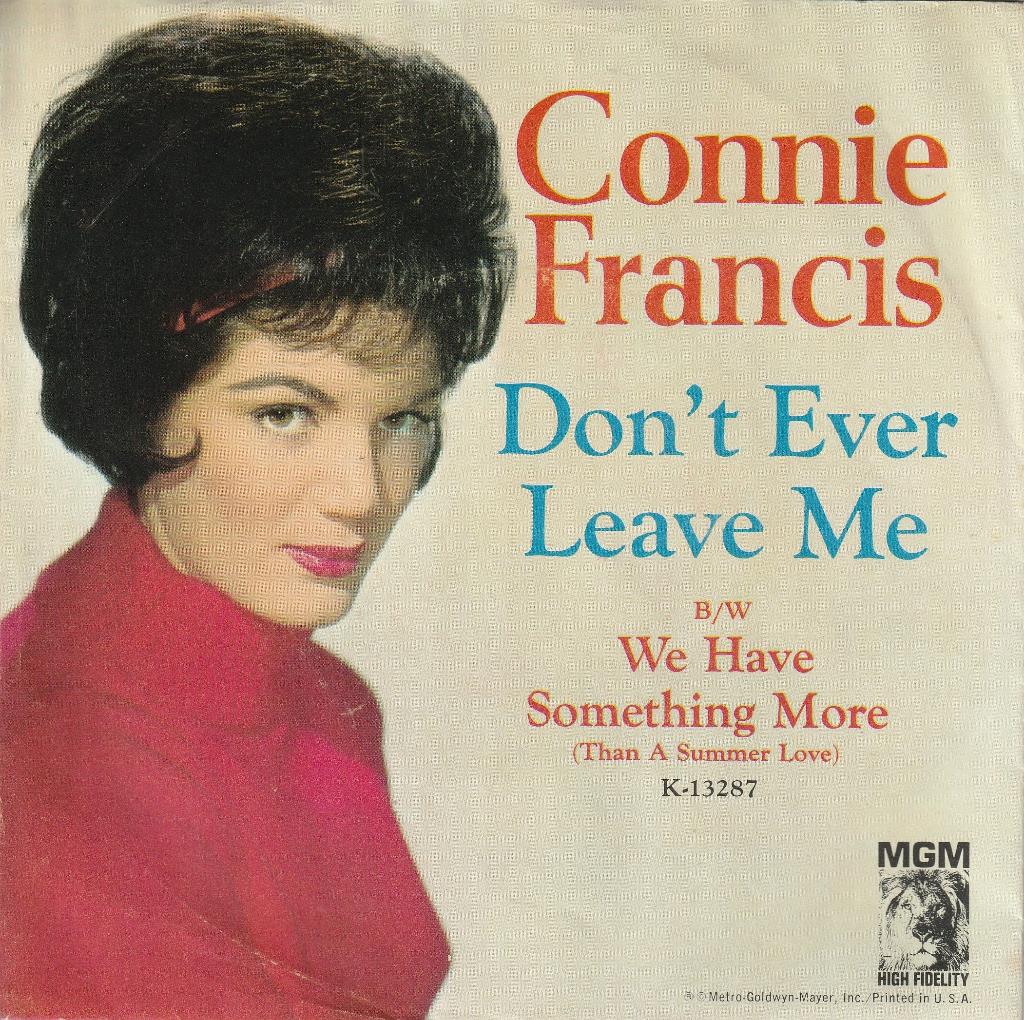Connie Francis - Don't ever leave me, Verzenden, Gebruikt, Pop