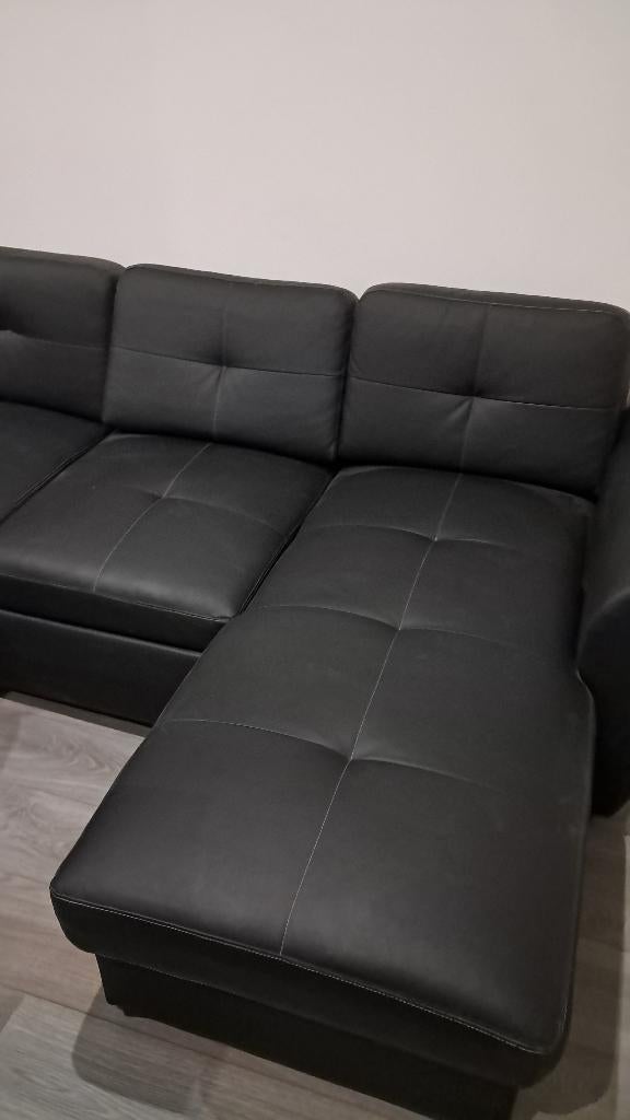 meuble, Maison & Meubles, Canapés | Salons, 75 à 100 cm, Comme neuf, Cuir, Banc d'angle