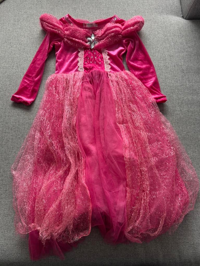 34. Carnaval - Prinsessenkleed maat 120, Ophalen of Verzenden, Zo goed als nieuw, 110 t/m 116, Meisje