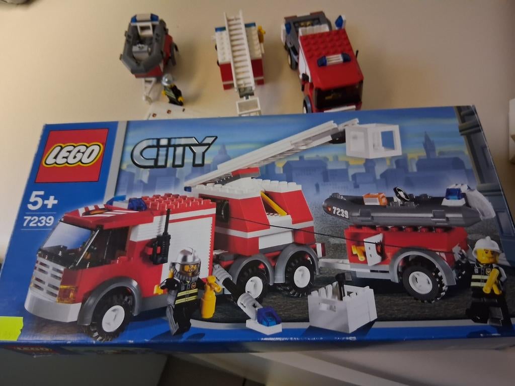 Lego City 7239 brandweer, Enlèvement ou Envoi, Lego