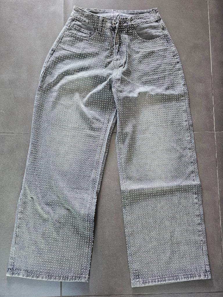grijze broek met glitters, Maat 38/40 (M), Zentaro, Nieuw, Ophalen of Verzenden