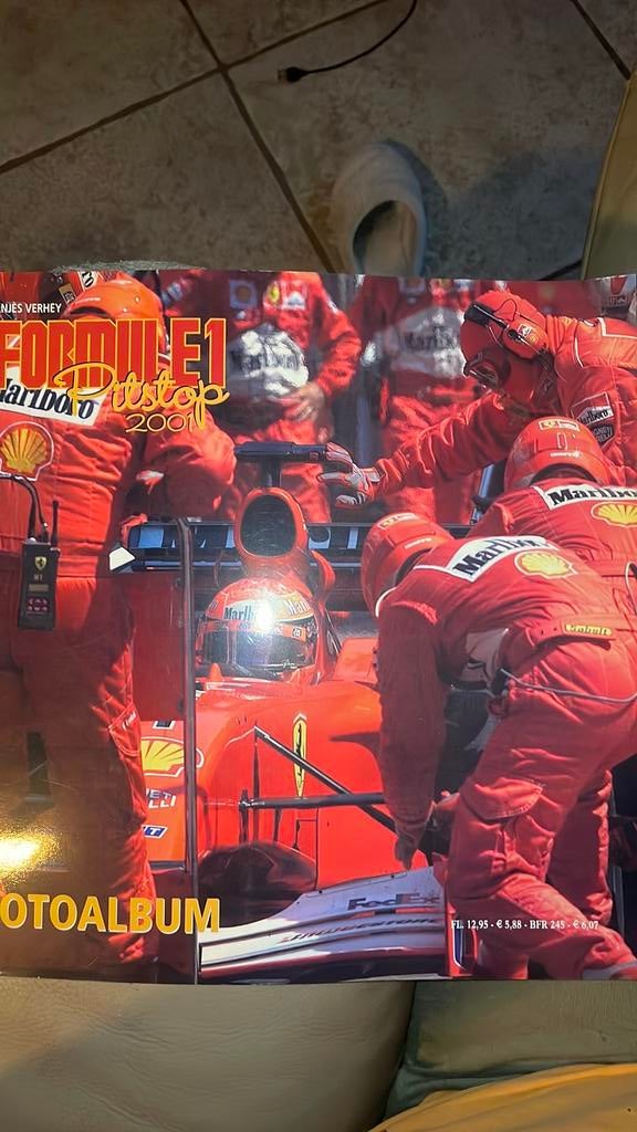 Formule 1 - Pitstop 2001 FOTOALBUM, Ophalen, Zo goed als nieuw