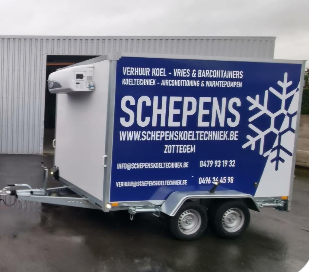 Koelaanhangwagen te huur, Ophalen, Nieuw