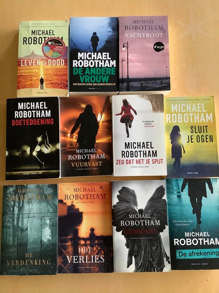 Michael robotham 11 boeken, Boeken, Ophalen, Gelezen, Robotham michael, België