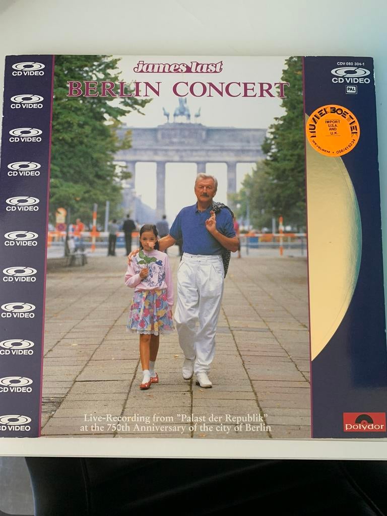 Laserdisc James Last, Enlèvement ou Envoi, Comme neuf
