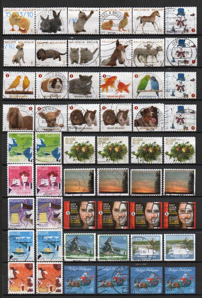 Gestempelde postzegels van België uit boekjes (6), Ophalen of Verzenden, Gestempeld, Gestempeld