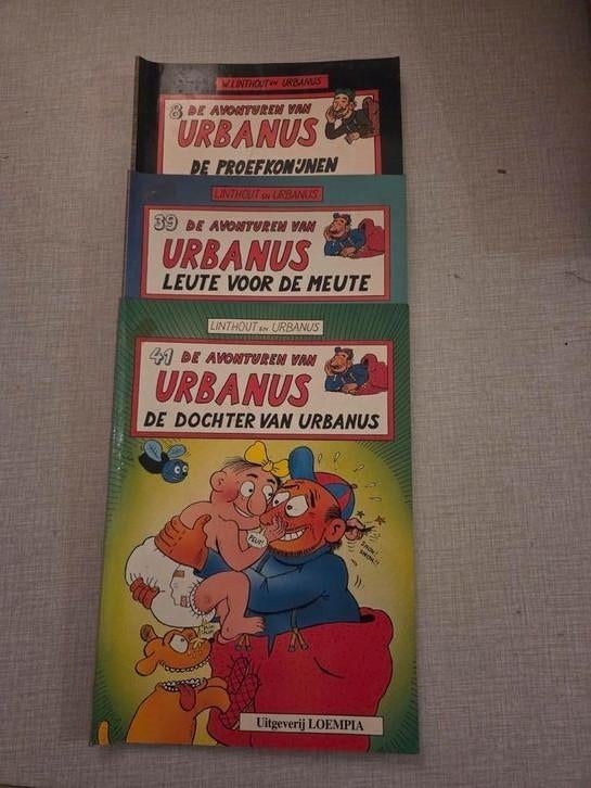 3 x Urbanus, 1ère édition., Enlèvement ou Envoi, Comme neuf