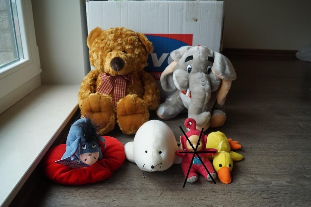 knuffels: igor van winnie the pooh; olifant, zeehond, eend,., Kinderen en Baby's, Ophalen of Verzenden, Gebruikt, Beer