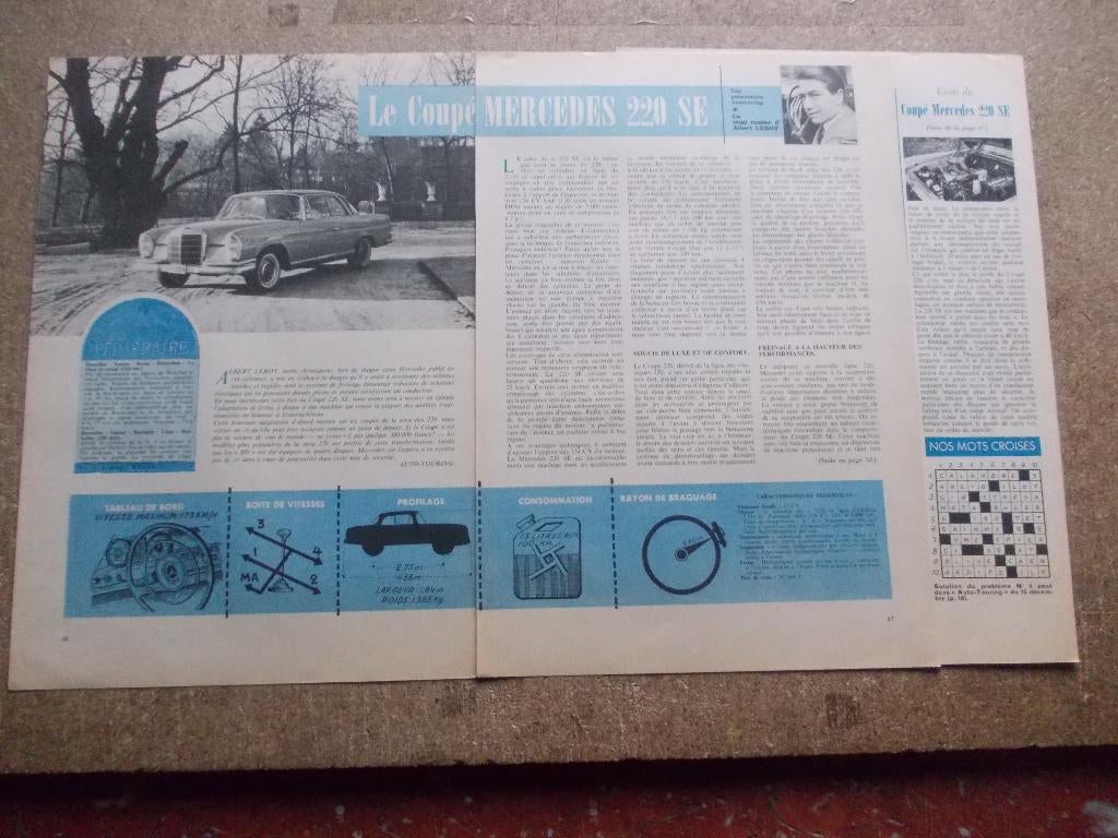 MERCEDES DIVERSE TESTEN EN ADVERTENTIES JAREN 60 - 70, Boeken, Ophalen of Verzenden, Gelezen, Mercedes