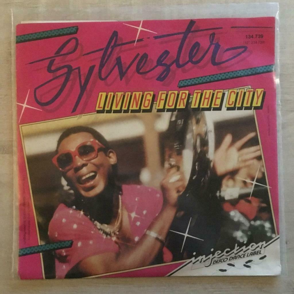 7" Sylvester - Living For The City (Injection 1986) VG+, Cd's en Dvd's, Vinyl Singles, Verzenden, 7 inch, R&B en Soul, Single