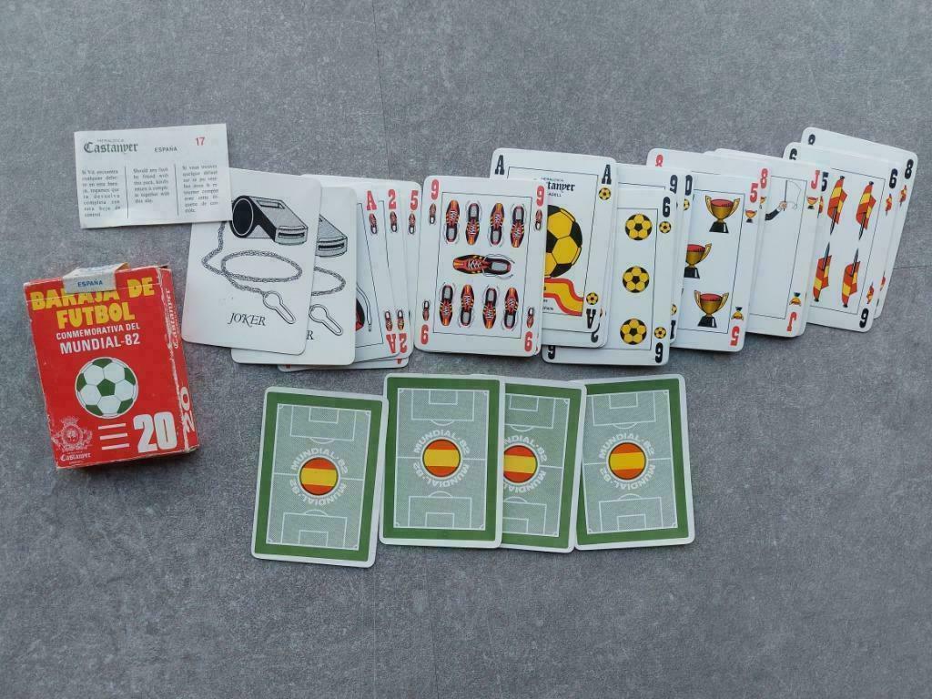 Cartes à jouer Coupe du monde 82 Espagne, Enlèvement ou Envoi, Neuf, Jeu