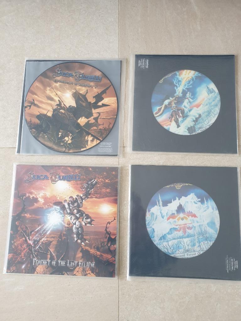 Luca Turilli picture discs, Cd's en Dvd's, Vinyl | Hardrock en Metal, Zo goed als nieuw, Ophalen of Verzenden