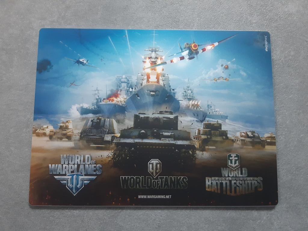 Wargaming steelcase mousepad - zeer goede staat, Ophalen of Verzenden, Zo goed als nieuw