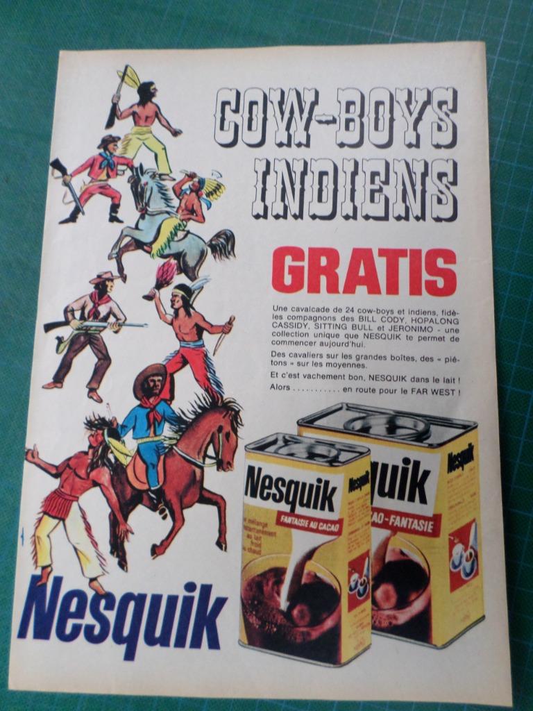 Nesquik - publicité papier - 1970, Collections, Enlèvement ou Envoi, Utilisé, Autres types