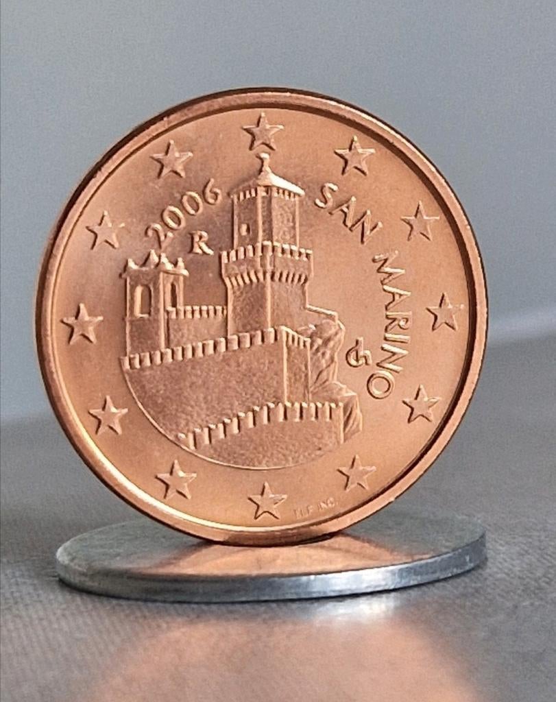 2006, San Marino , 5 Euro Cent Coin, Ophalen of Verzenden, San Marino, 5 euro