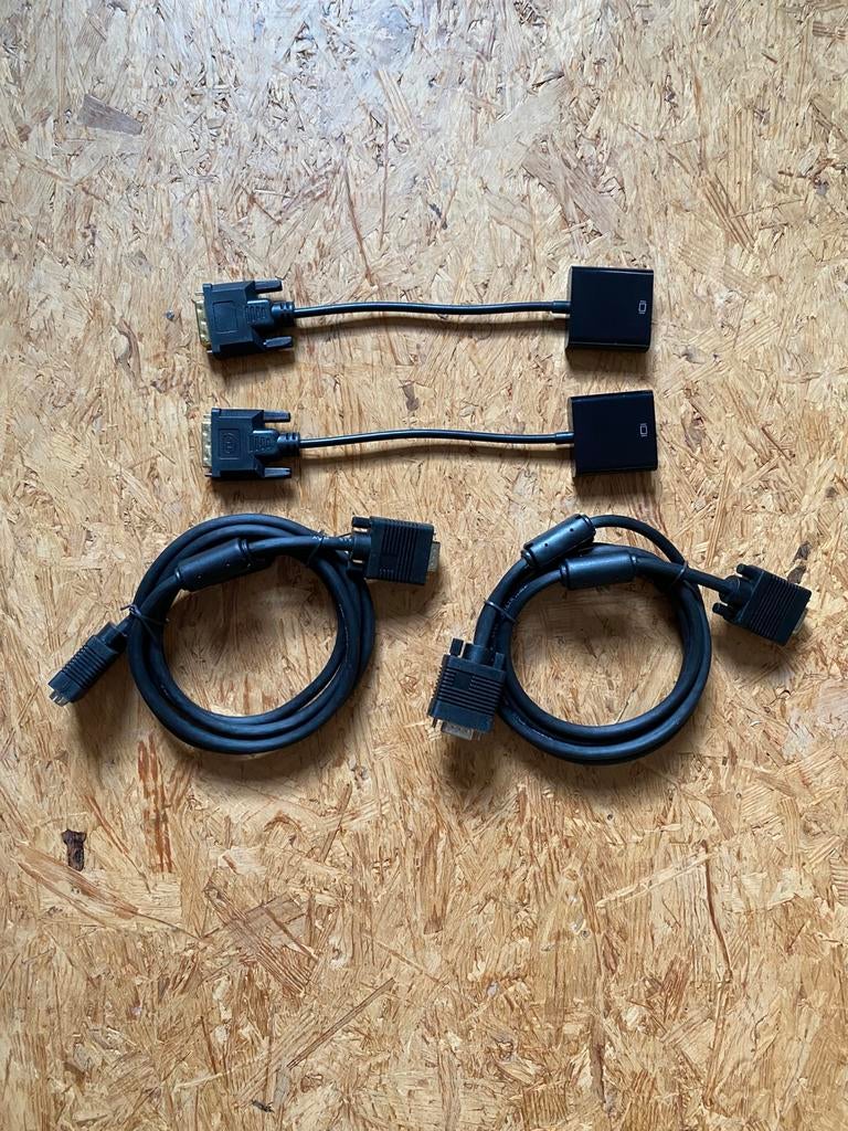 2x DVI naar VGA set, Ophalen of Verzenden, Nieuw
