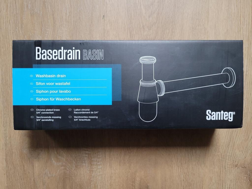 Santeg Basedrain sifon voor wastafel NIEUW, Enlèvement ou Envoi, Neuf