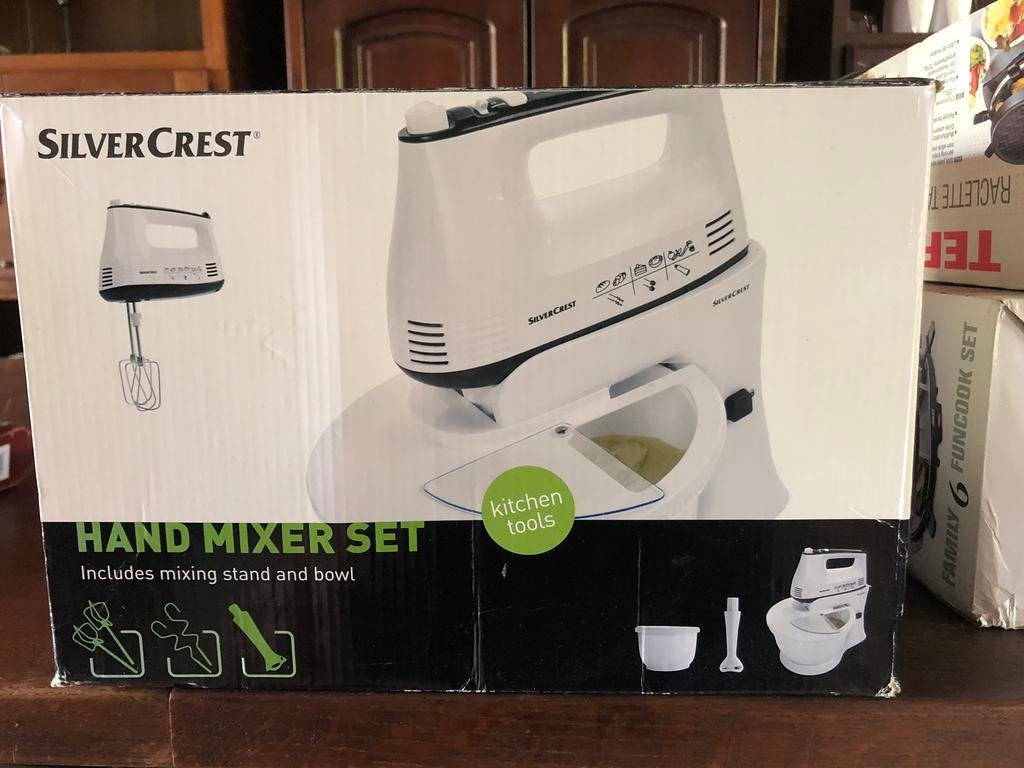 Handmixer Silvercrest met vele accessoires., Enlèvement, Comme neuf, Mélangeur