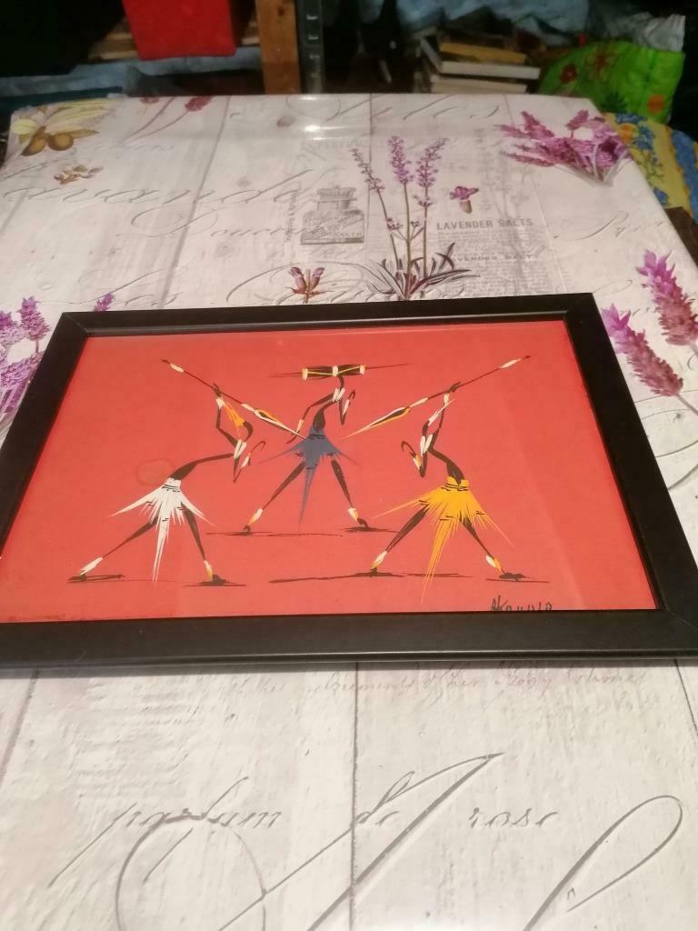 Petite peinture signée., Antiquités & Art, Art | Peinture | Classique, Enlèvement ou Envoi