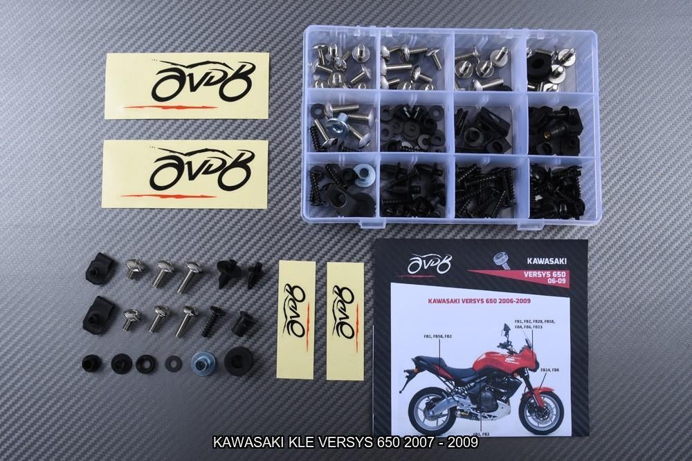 Kuip bouten set voor KAWASAKI VERSYS 650 2007 - 2009, Motoren, Ophalen of Verzenden, Nieuw
