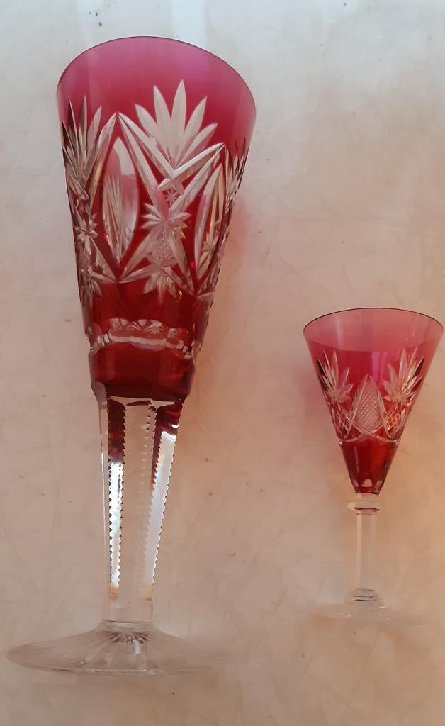 Superbe cristal du Val St Lambert, Antiquités & Art, Antiquités | Verre & Cristal, Enlèvement ou Envoi